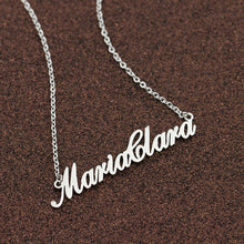 Load image into Gallery viewer, Stainless Steel Choker Custom Name Necklace Personalised Jewellery