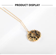 Load image into Gallery viewer, 2019 Women Gold Necklace You Are My Sunshine Pendant