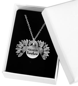 2019 Women Gold Necklace You Are My Sunshine Pendant