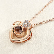 Load image into Gallery viewer, Heart 100 Languages I Love You Pendant