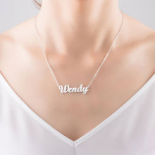 Load image into Gallery viewer, Stainless Steel Choker Custom Name Necklace Personalised Jewellery